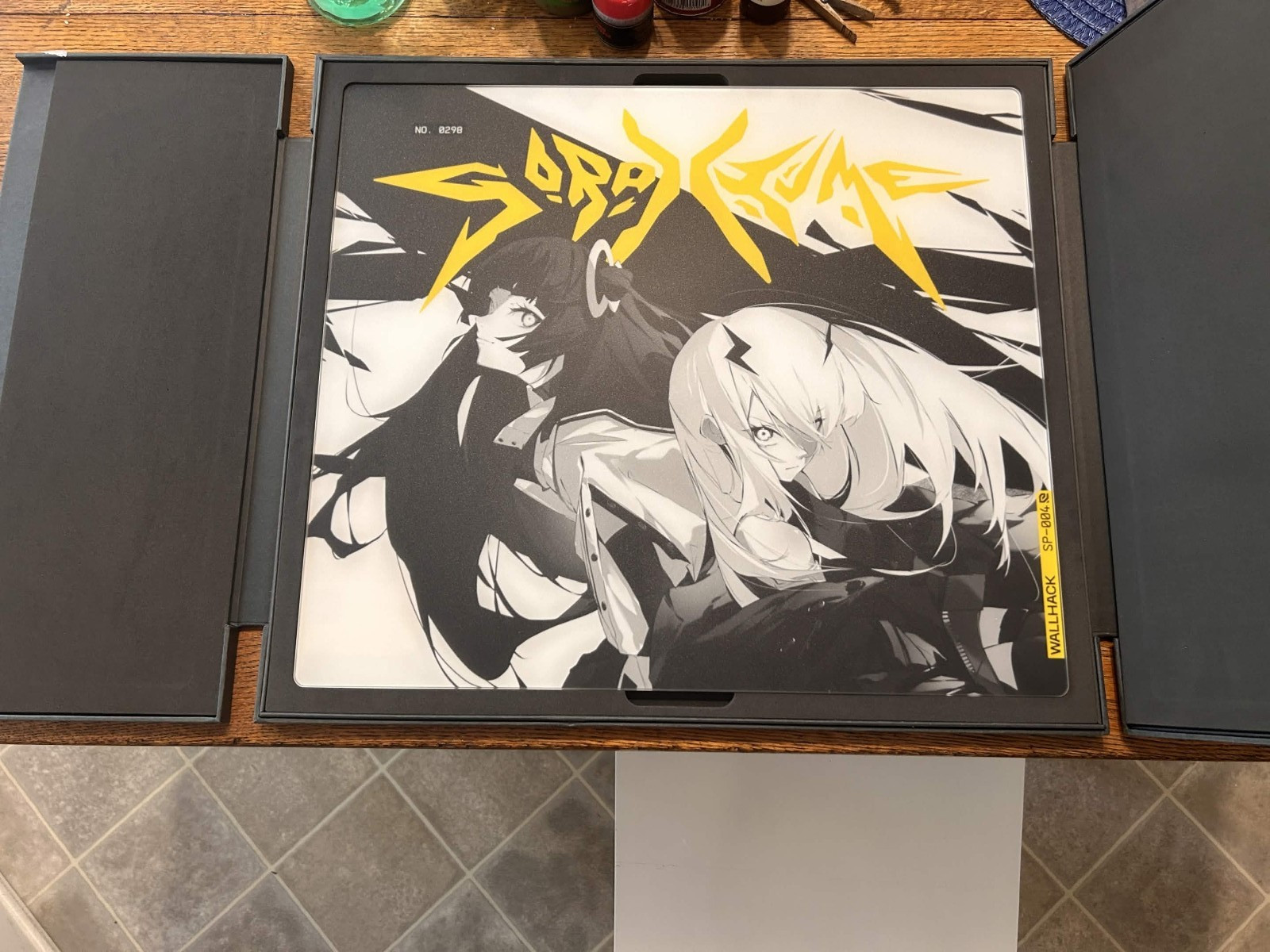 Wallhack SkyPAD SP-004 Twins Yume & Sora Glass Mousepad Limited Edition No.0298