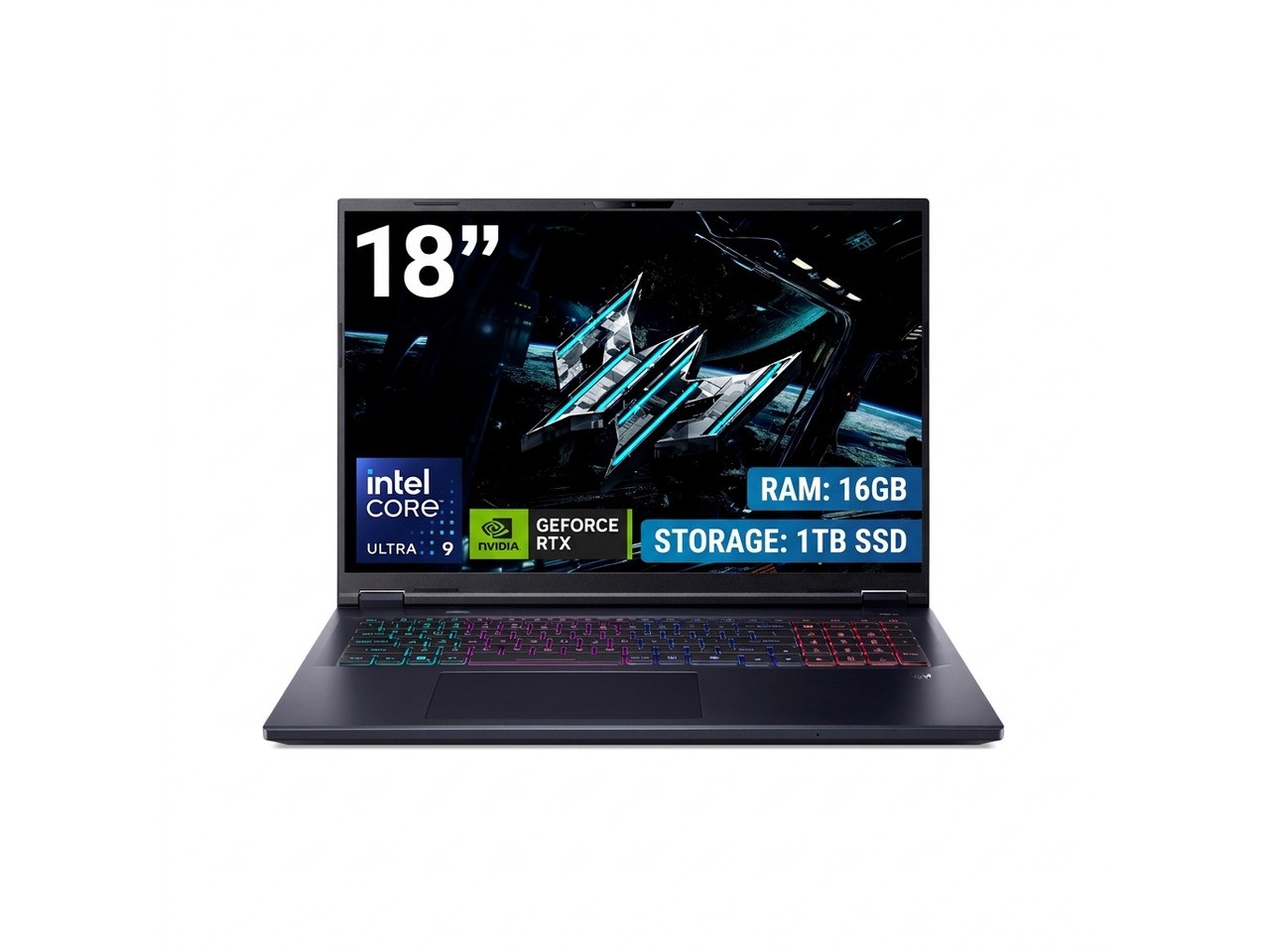 Acer Predator Helios Neo 18 AI - 18.0" Intel Core Ultra 9 275HX - GeForce RTX 50