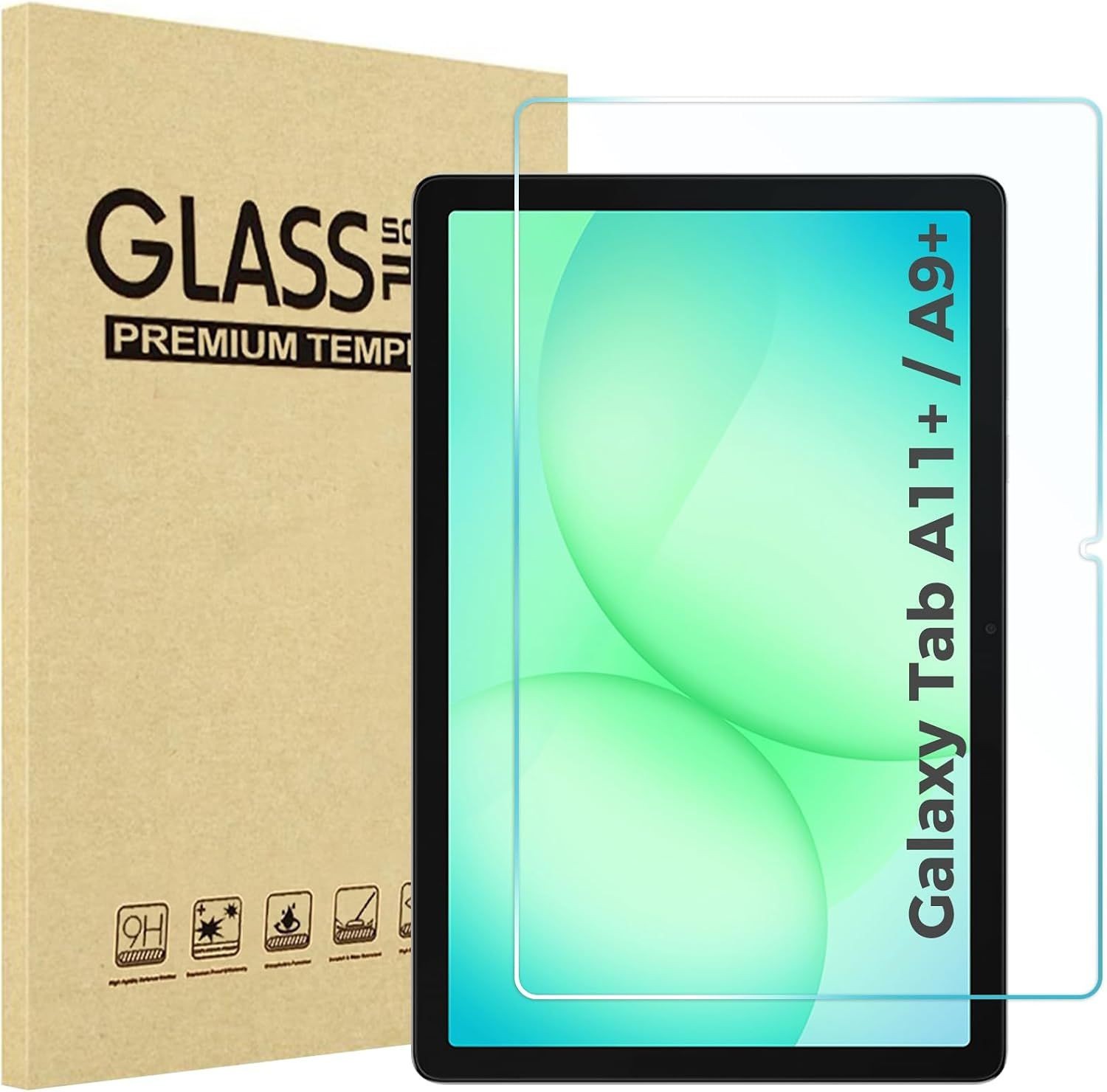 1 Pack Screen Protector for Galaxy Tab A11 Plus/Tab A9 Plus