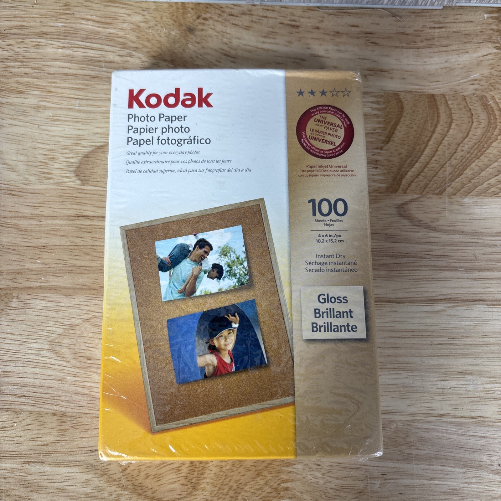 Kodak 4x6 Premium Photo Paper 100 Sheets NEW