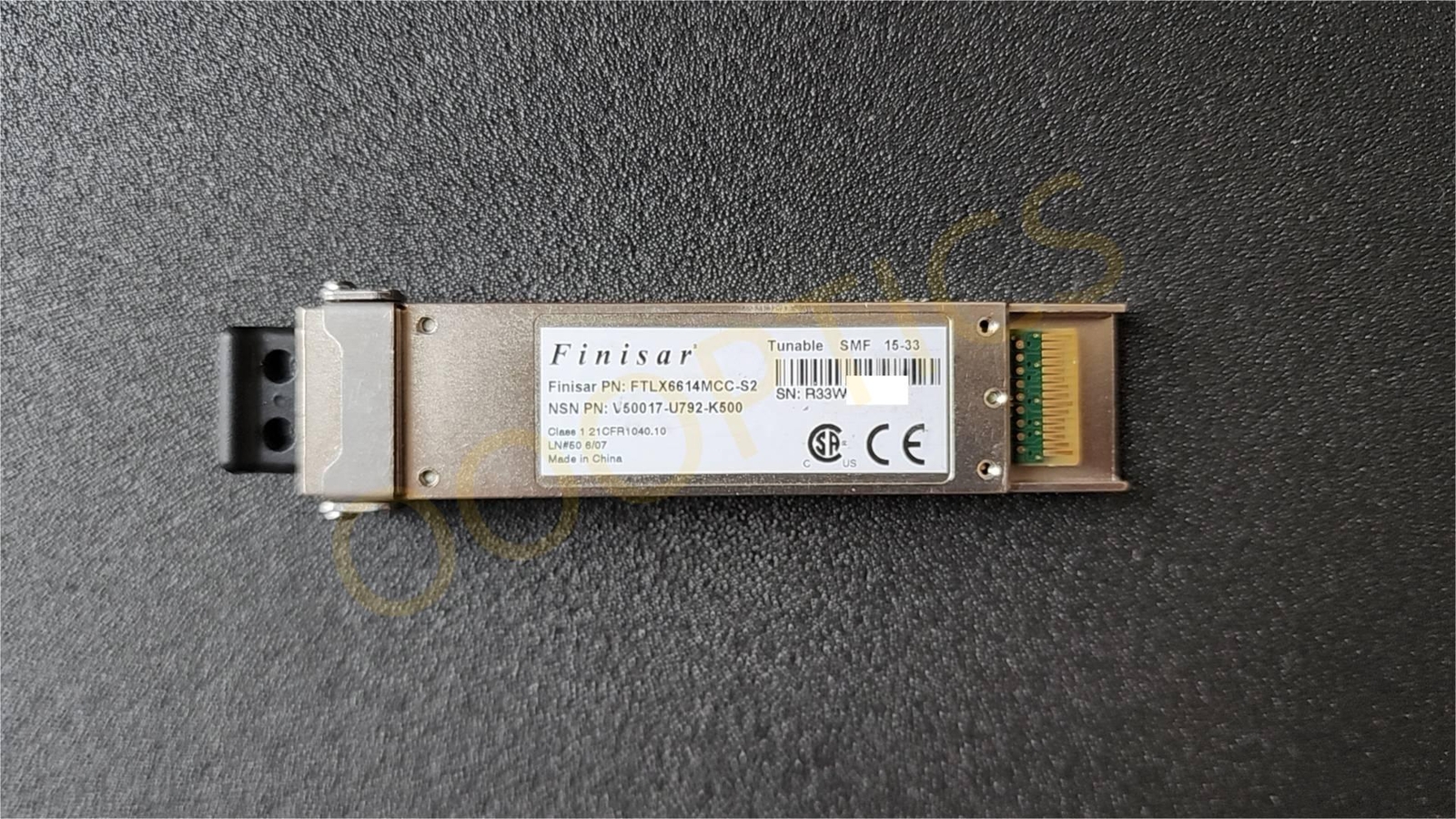 Finisar FTLX6614MCC 40KM +/-800 ps/nm DWDM Tunable XFP Optical Transceiver