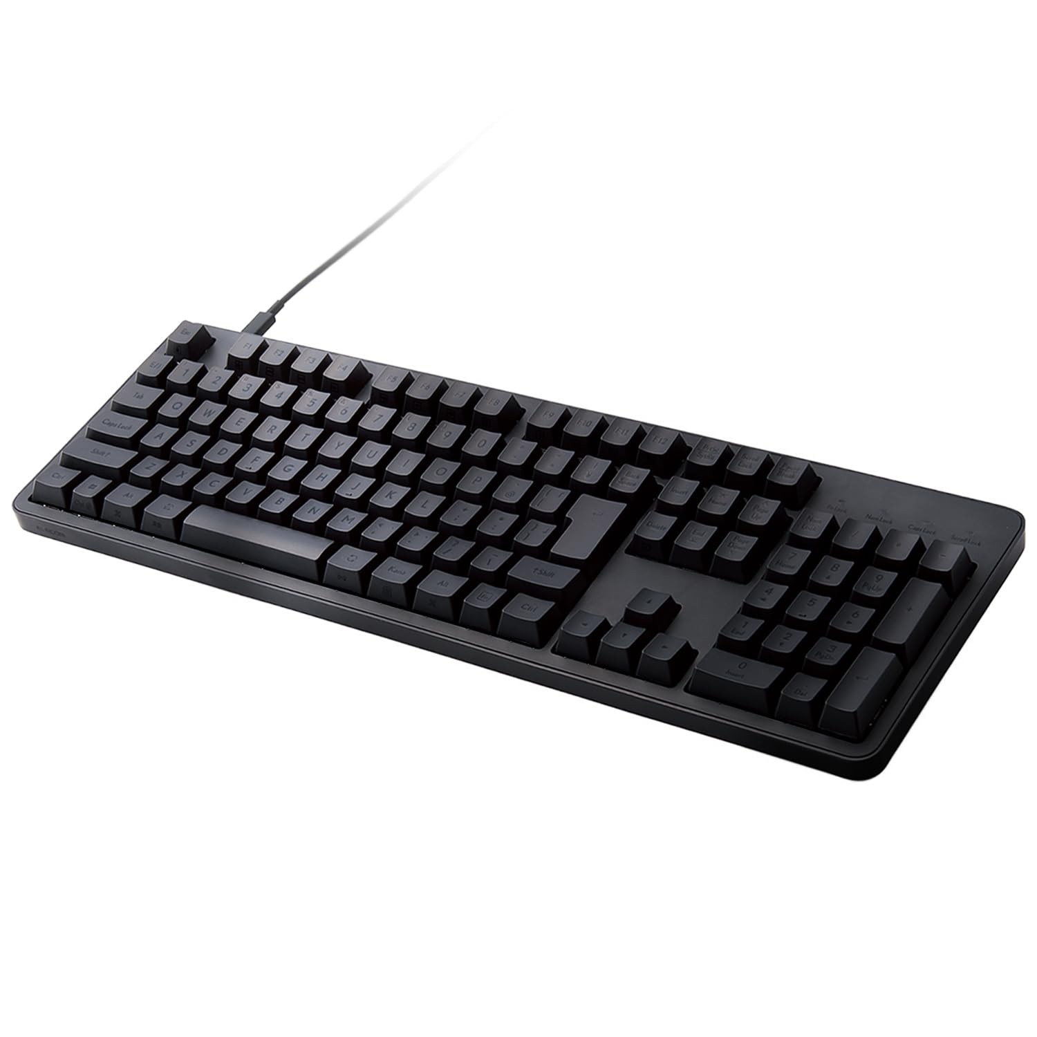 ELECOM TK-MC50UKLBK Mechanical Keyboard Leggero Wired Full Size N-Key Rollover