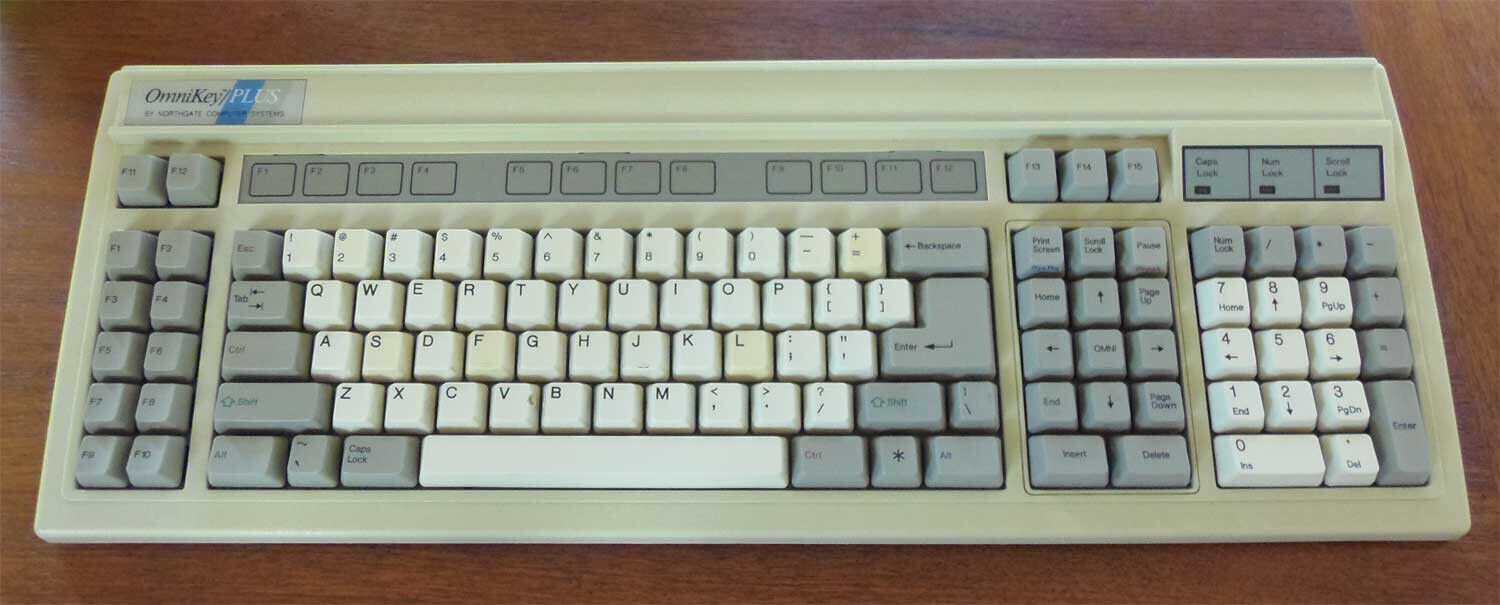Vintage Northgate OmniKey PLUS Keyboard  - Excellent, Tested