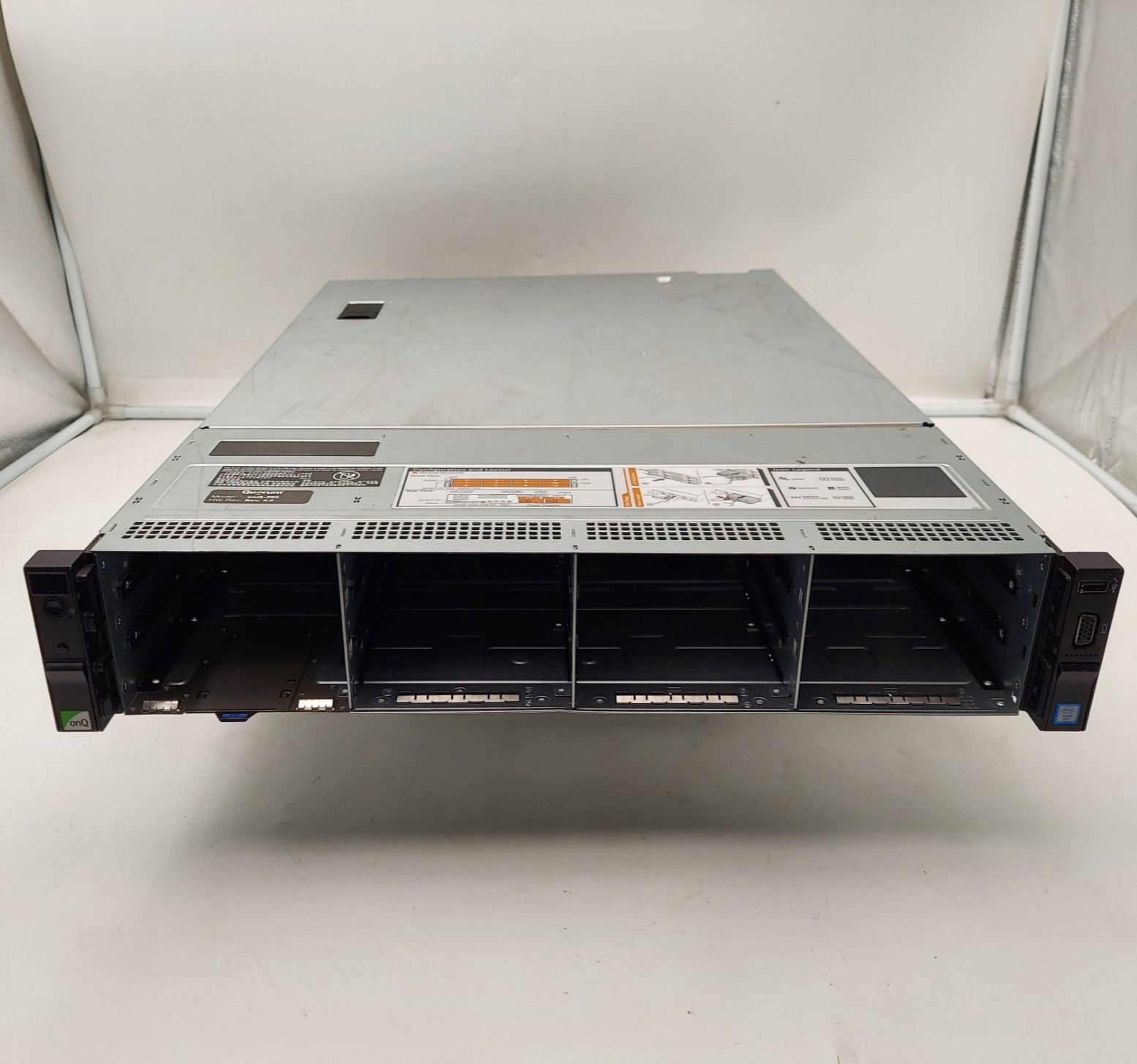 Quorum onQ-280 backup Appliance 2x Xeon E5-2640 v3 2.60GHz 16GB RAM PERC H730