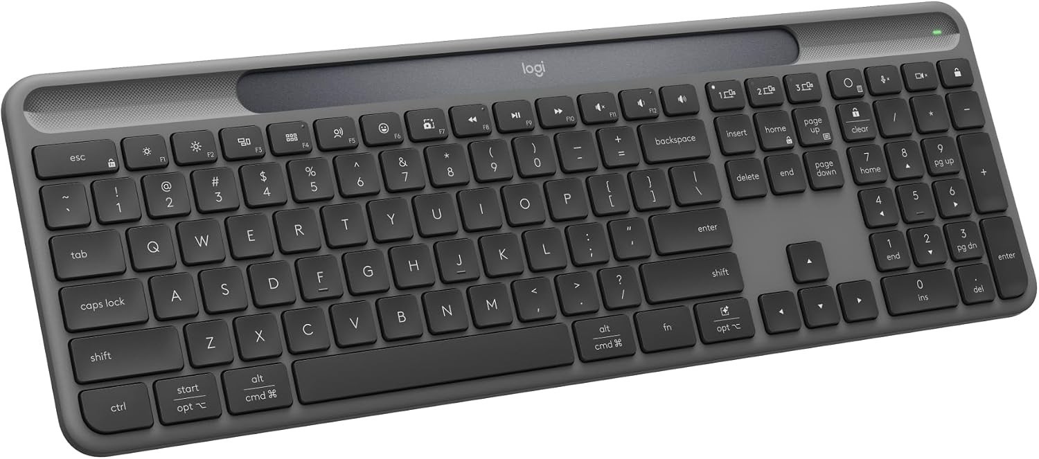 New Logitech Signature Slim Solar+ Wireless Bluetooth Keyboard K980