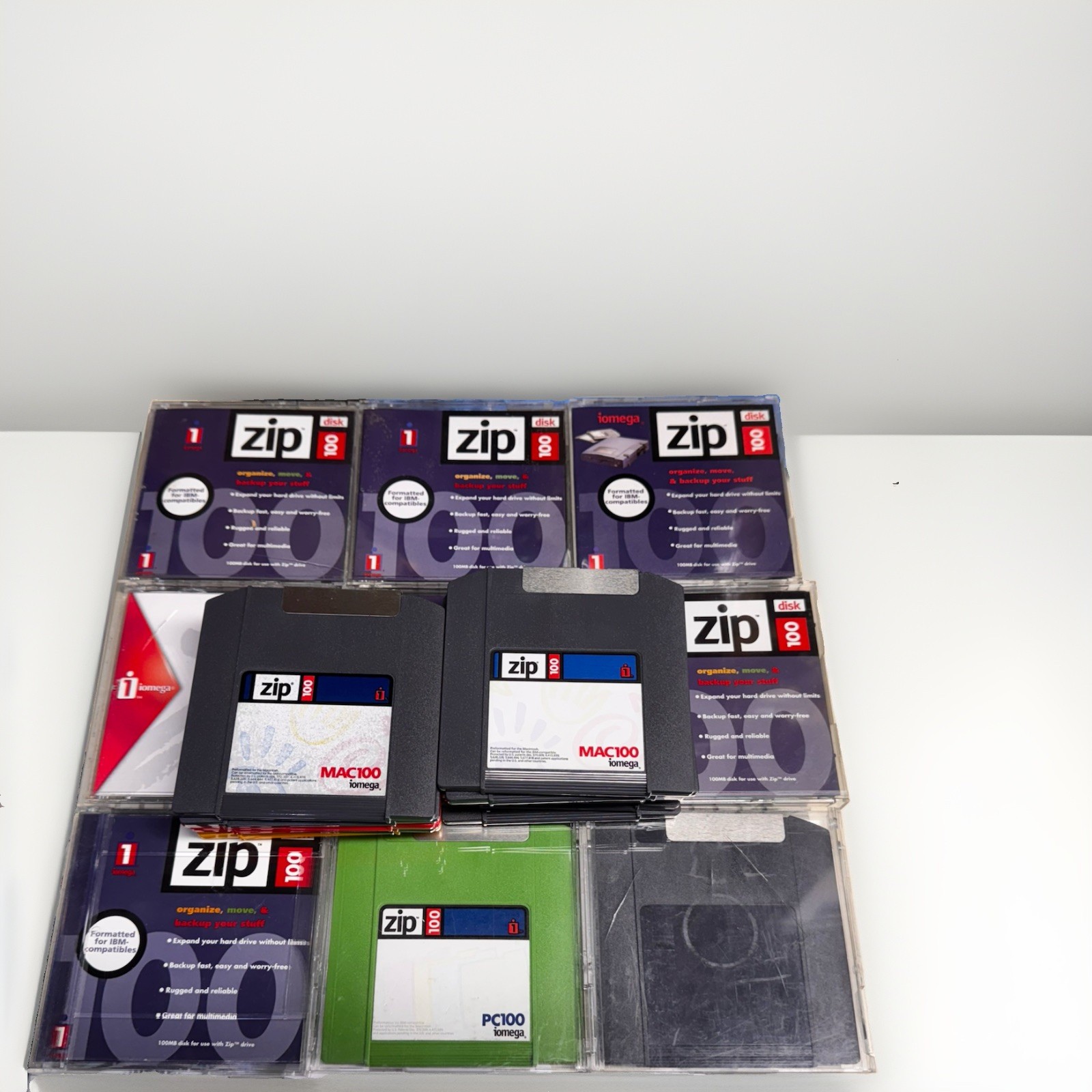 Iomega Zip 100mb disks Lot  (21)