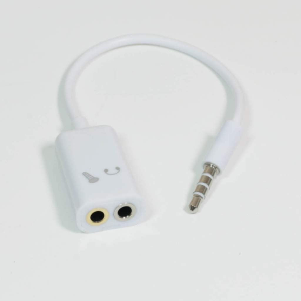 TRRS 3.5mm Plug Connector-Male to TRS 3.5mm F Headphone TRS 3.5mm F Microphone