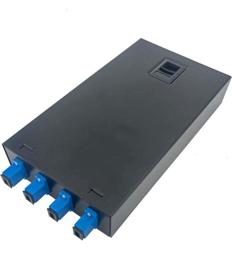 Etayson SC Optical fiber distribution Box Cables 4 Port Wall Mount Fiber.