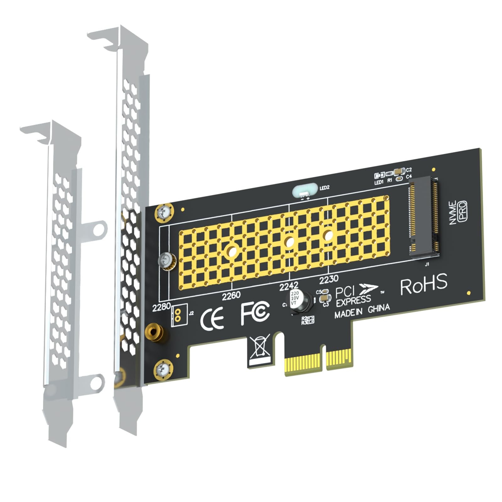 PA09-X1 M.2 NVMe to PCIe 4.0 X1 Adapter