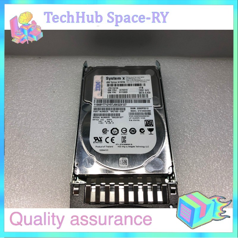 IBM 1TB 7.2K 6GBPS NL SATA 2.5 Inch SFF HS HARD DRIVE 81Y9731 81Y3829 81Y9690