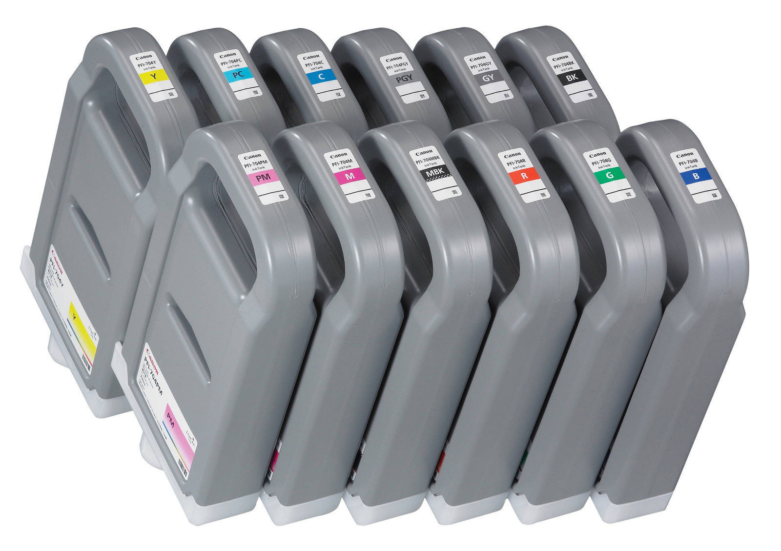Genuine Ink Canon iPF8000 iPF9000 S / PFI-701 INK 700ml MBK PGY GY PM PC Y R