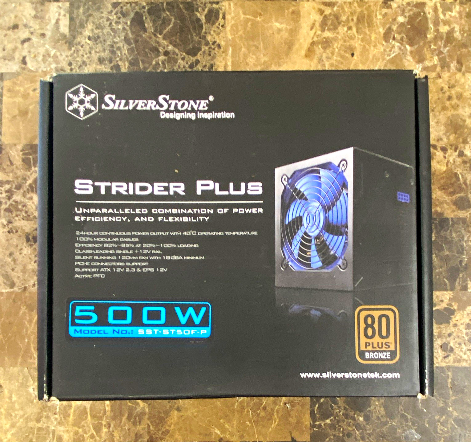 SILVERSTONE STRIDER PLUS 500W ATX 80 PLUS BRONZE POWER SUP SST-ST50F-P M07 0825
