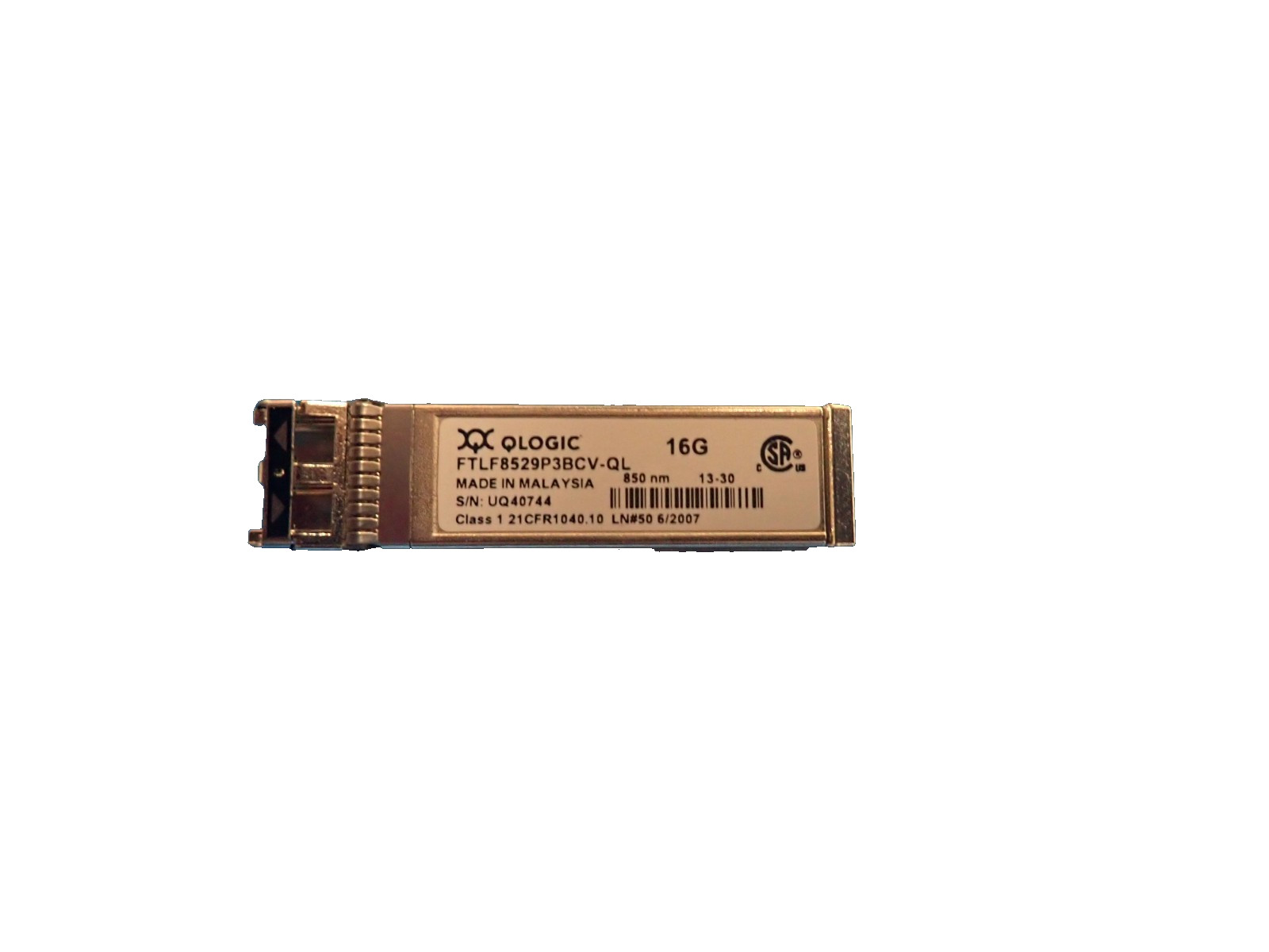 Qlogic FTLF8529P3BCV-QL16GB SW SFP+ 300m 850NM Optical Transceiver