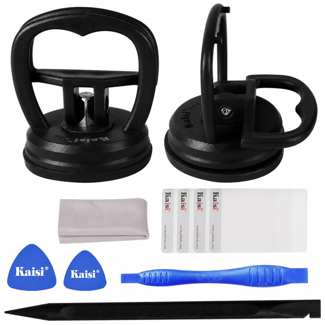 Kaisiking 11 PCS Screen Suction Cup Kit for LCD Opening Black