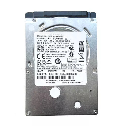 compatible Toshiba 1TB MQ04ABF100 128MB SATA 2.5" Notebook Laptop HDD 