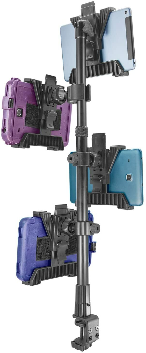 iBOLT TabDock Point of Purchase Clamp Mount - with 4 Tablet Holders
