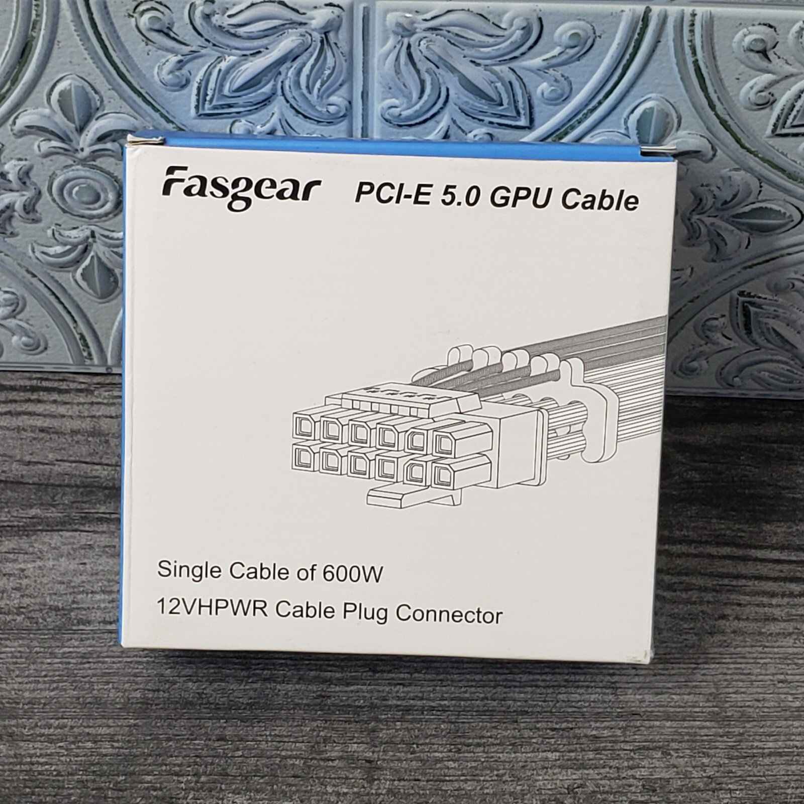 Fasgear PCI-e 5.0 GPU Power Cable. 12+4p To Pcl-E 6+2p×3 Cable. 70Cm FG-A466