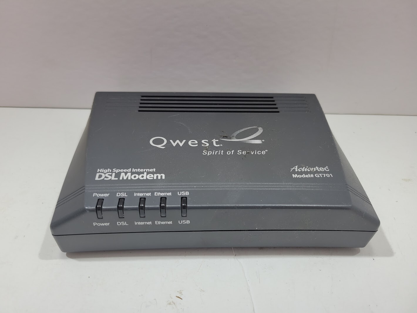 Actiontec Model GT701-WG DSL Wireless Modem/Router