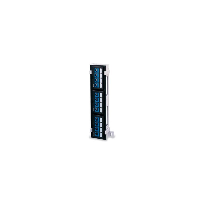 Leviton 49255-Q89 Flat 12-Port Patch Block (Mounting Bracket Sold Separately)