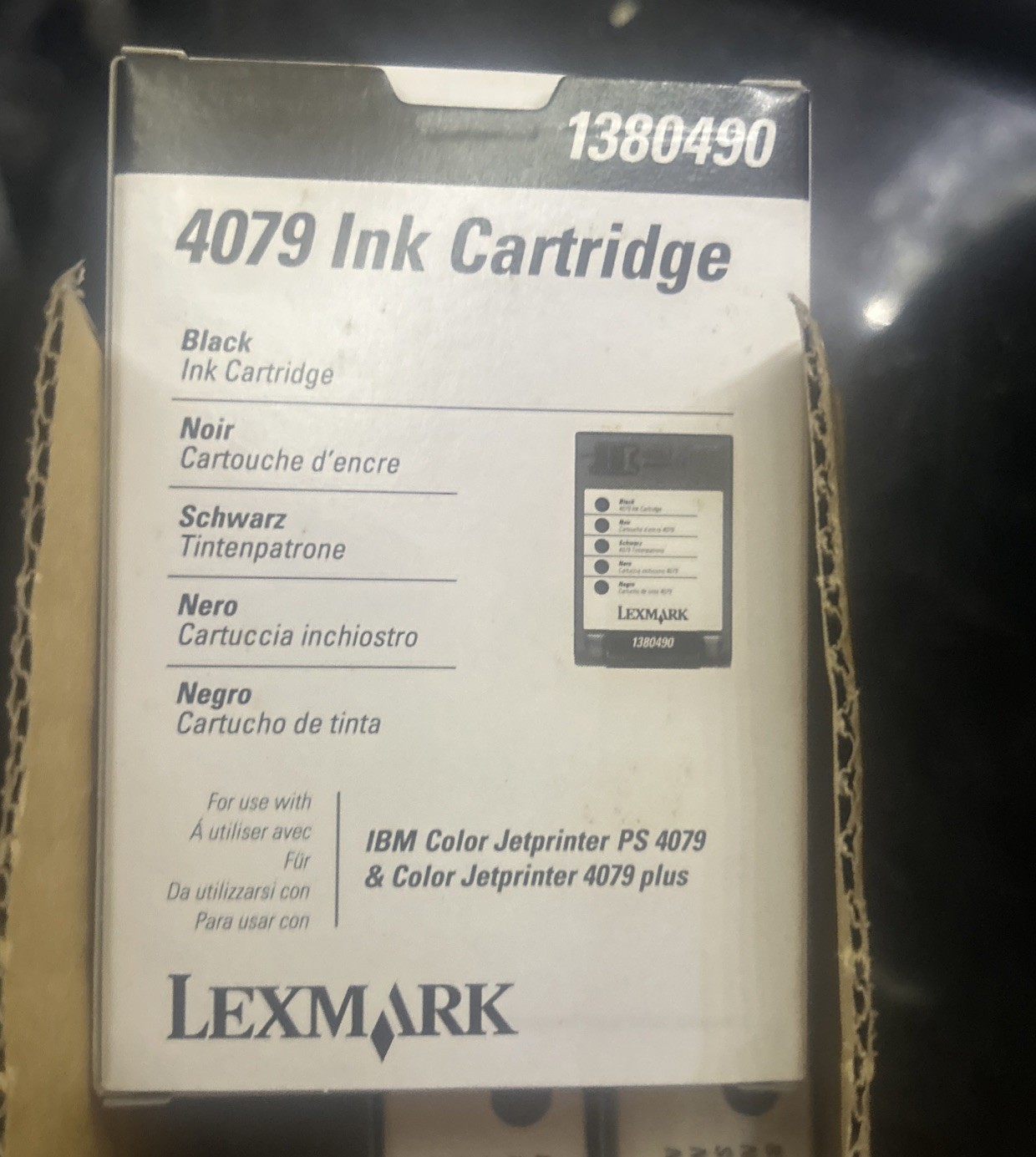 Lexmark 4079 Ink Tine 1380490 black IBM Color Jetprinter PS 4079 6 PK