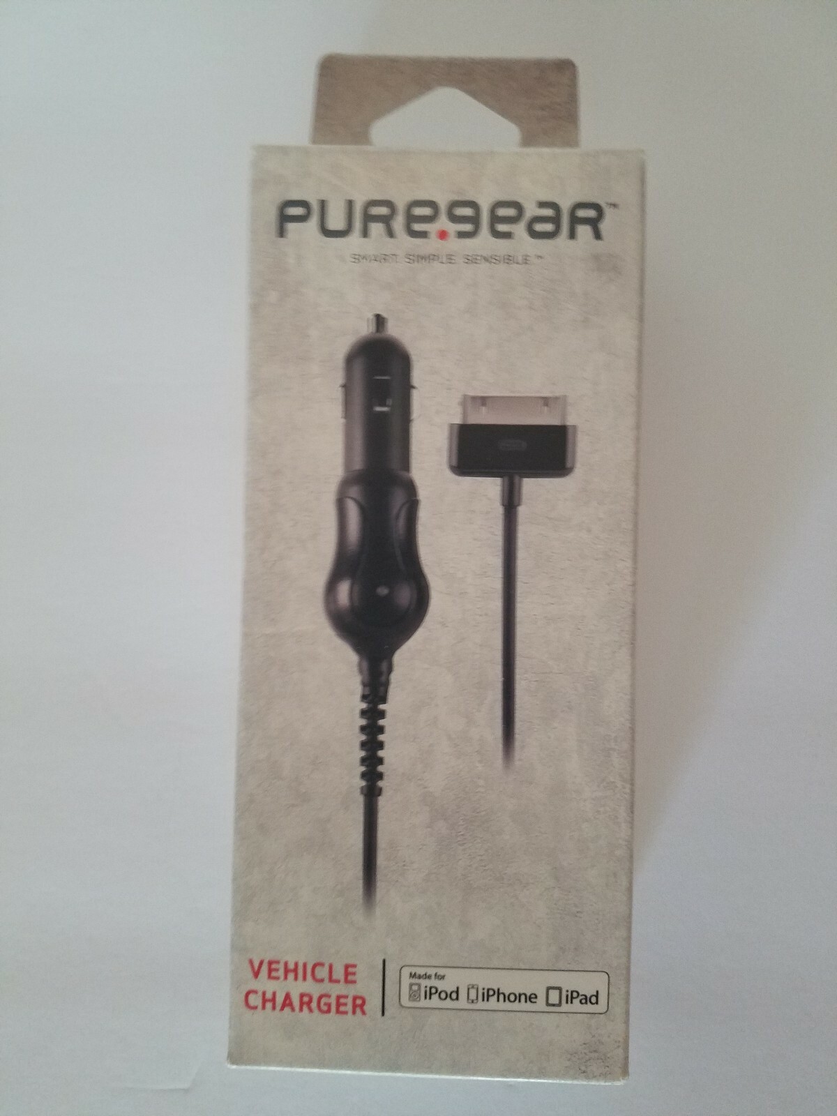 Pure Gear In-Vehicle Charger for iPod, iPhone & iPad (BRAND NEW)