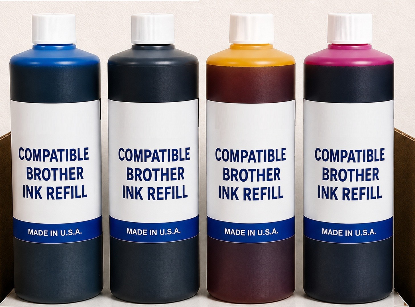 4 LITERS PREMIUM COMPATIBLE BULK INK REFILL Brother LC3033 LC3035 LC3037 LC3039