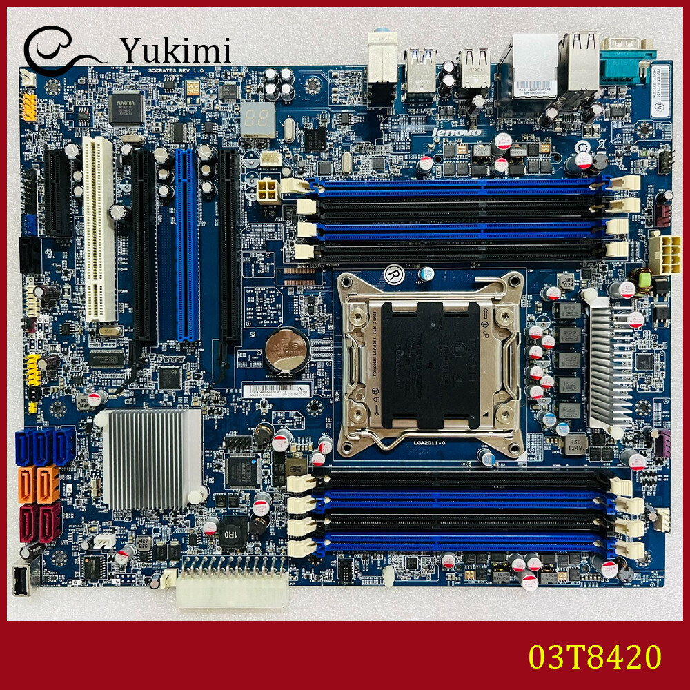 03T8420 FOR Lenovo ThinkStation S30 V1.0 E5V1 Intel C602 DDR3 256GB Motherboard