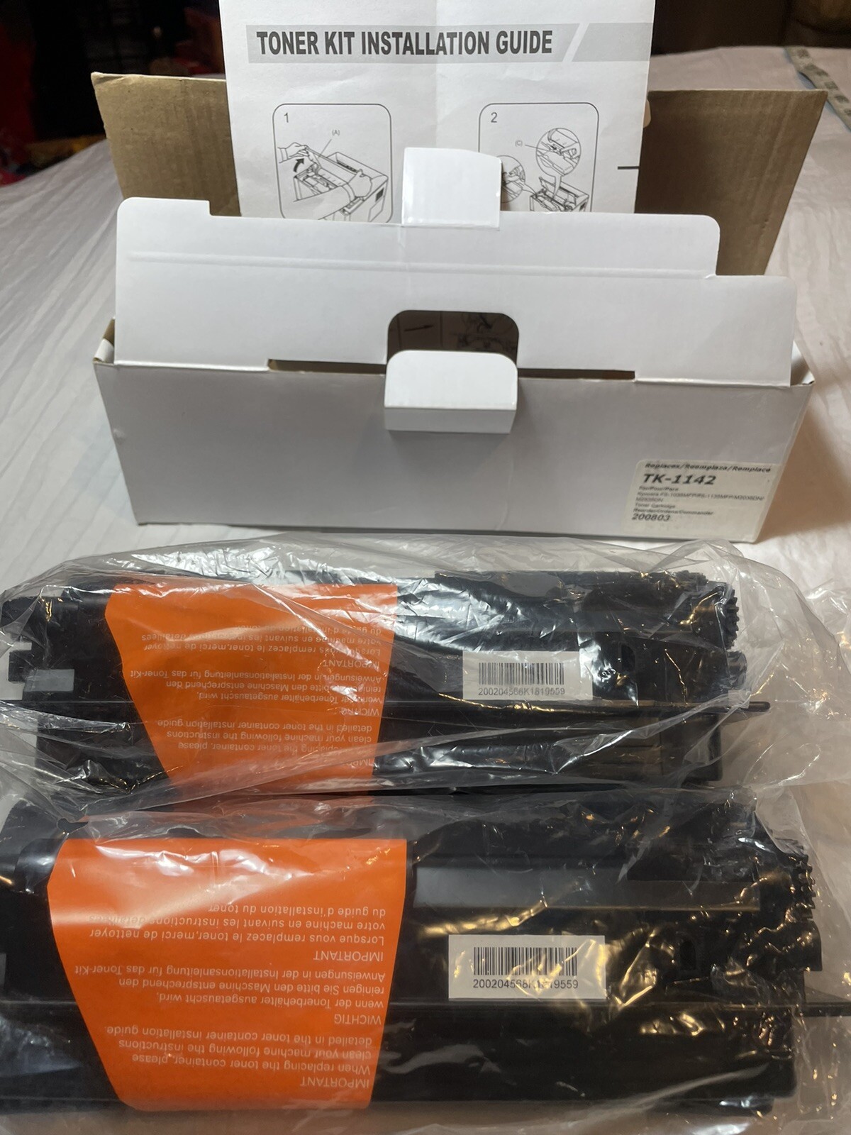 Toner Cartridge TK-1142 Replacement (2 Cartridges)