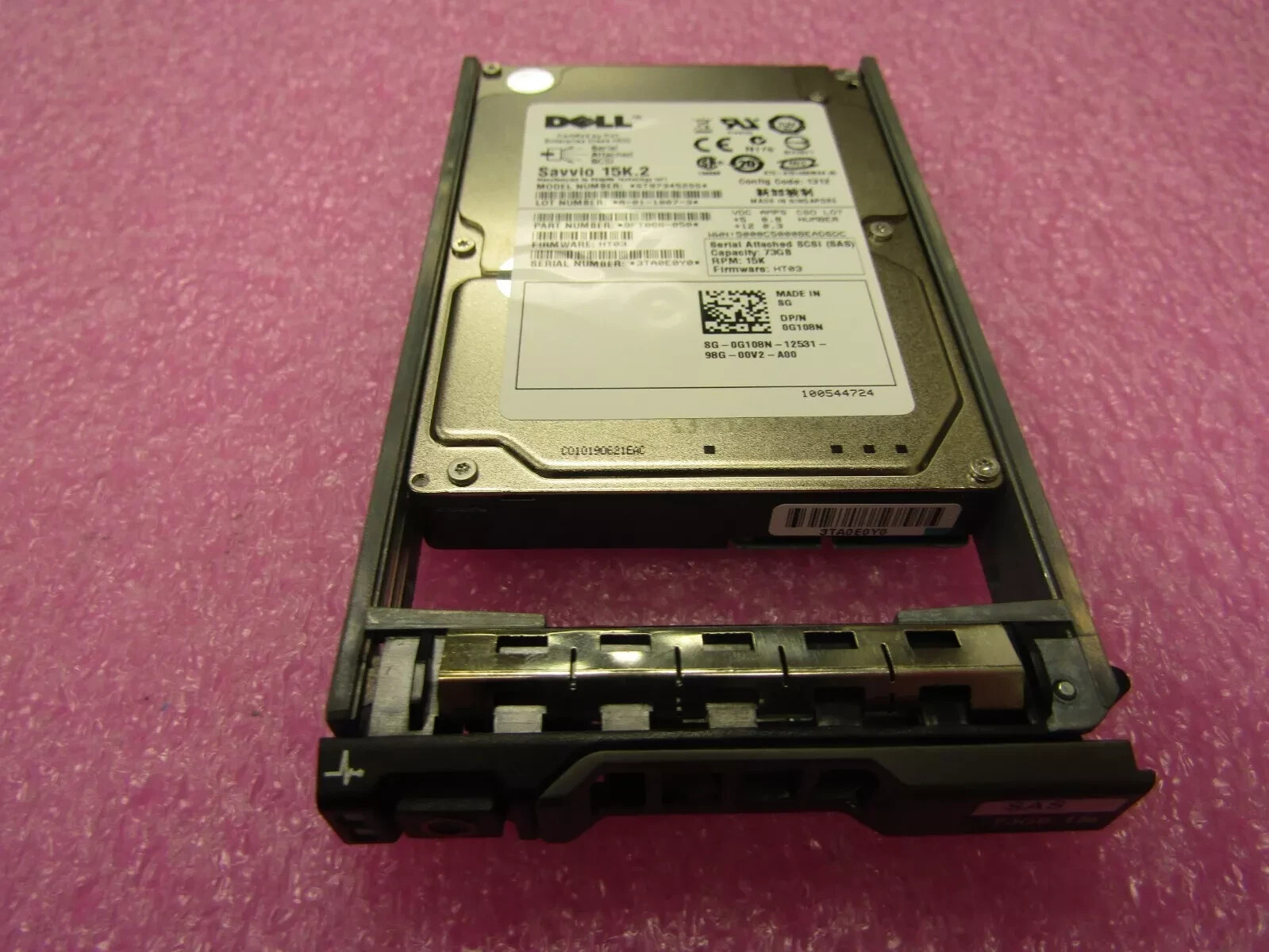Dell G108N 73GB 15K SAS 2.5" ST973452SS