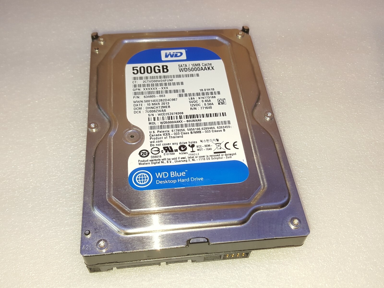 HP Pavilion 500-267c - 500GB Hard Drive - Windows 7 Professional 64-Bit Loaded