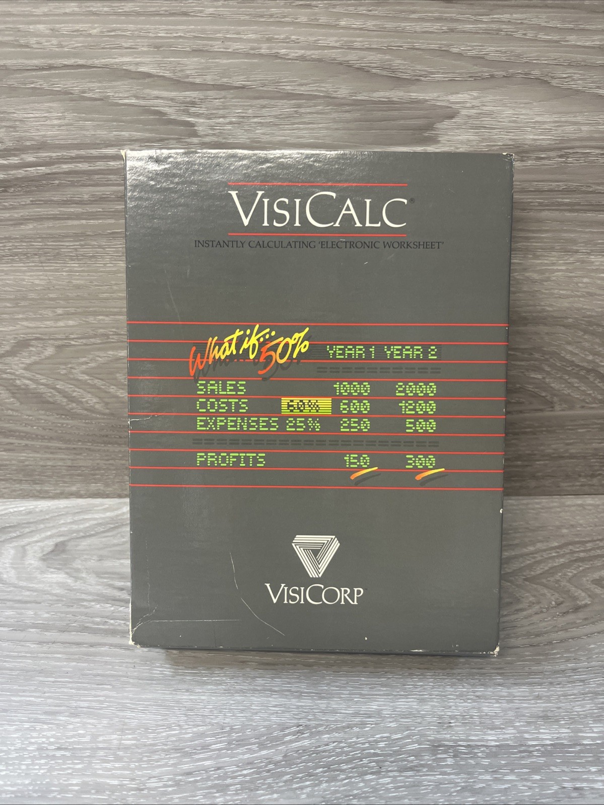 VisiCalc by Visicorp for Atari 800 Complete