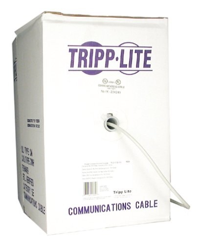 Tripp Lite 1000FT Plenum CMP Cat 6 Solid UTP Bulk Cable Gray 1000' (N224-01K-GY)