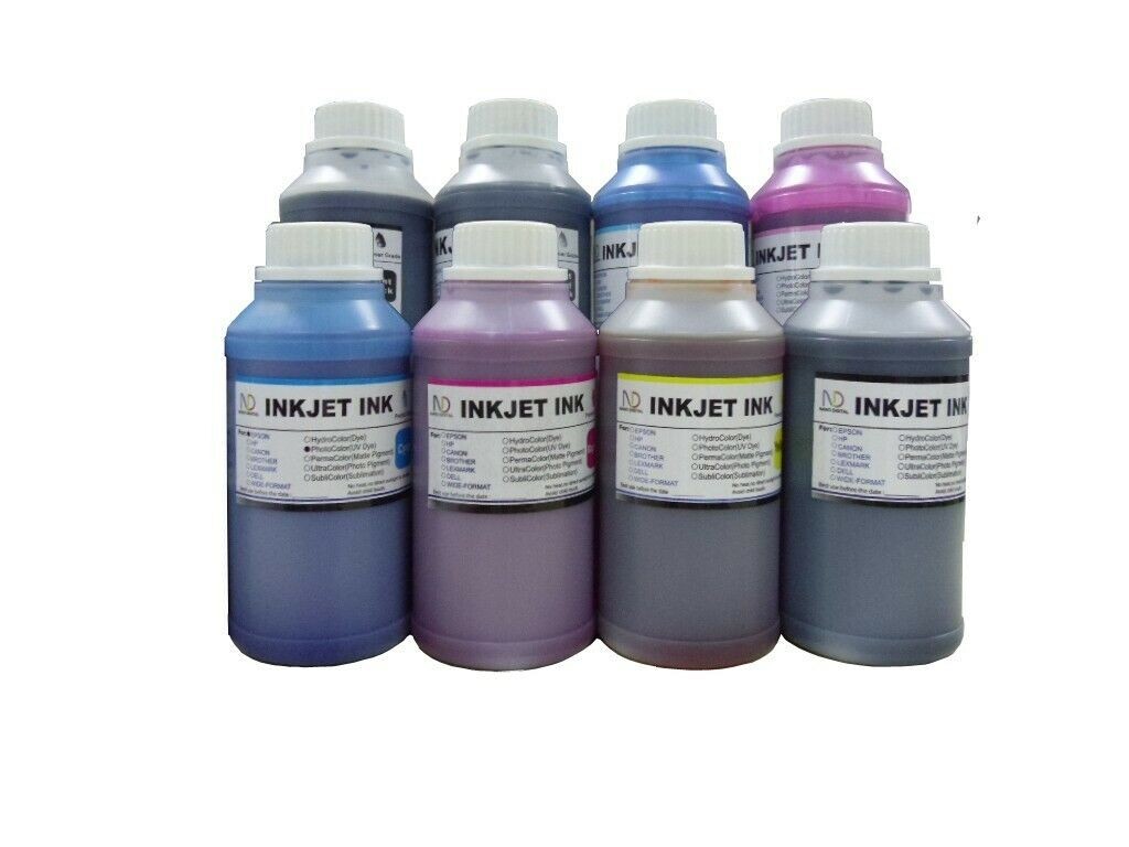 8x250ml ND® Dye Refill Ink for Canon CLI-42 CLI-65 PIXMA PRO-100 PRO-200 printer