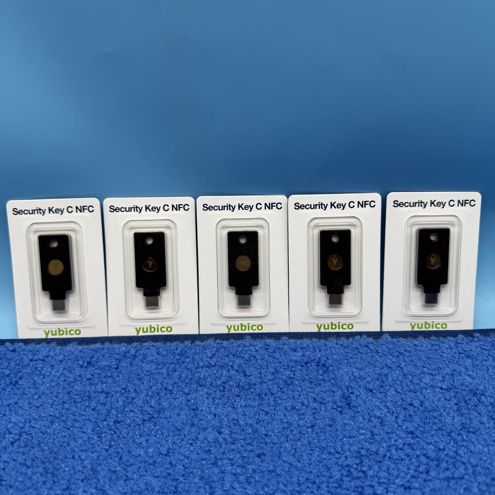 Yubico YubiKey Security Key C NFC (USB-C) (5060408465301) - QTY: 5