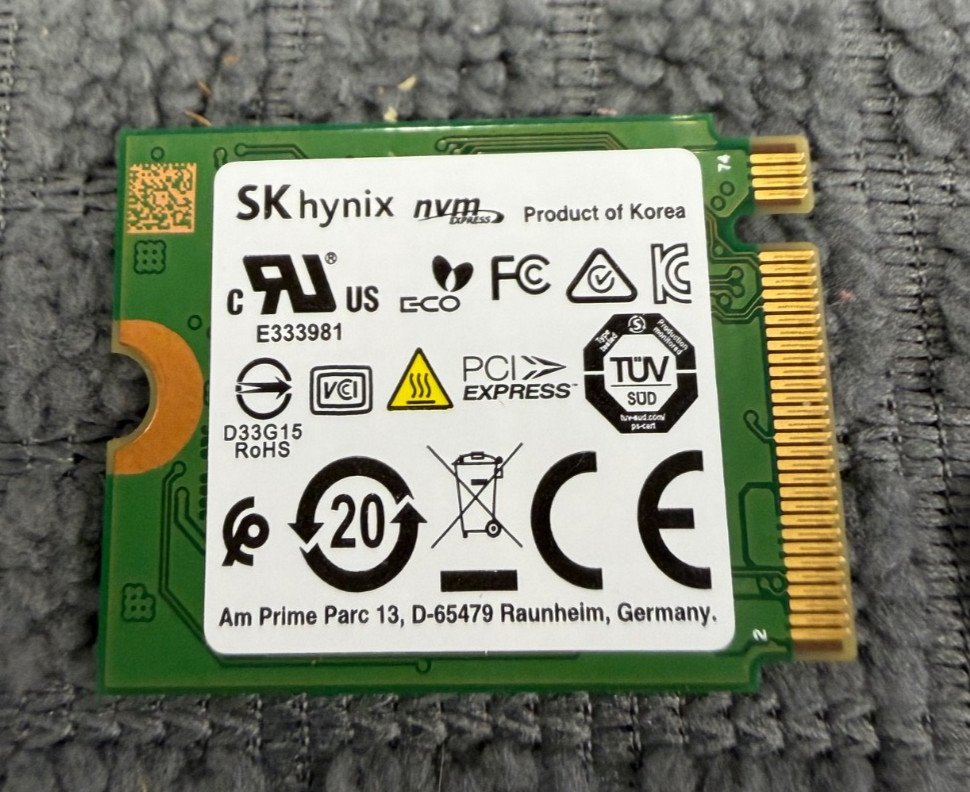 Hynix #11 HFM256GDGTNI-82A0A 256 GB