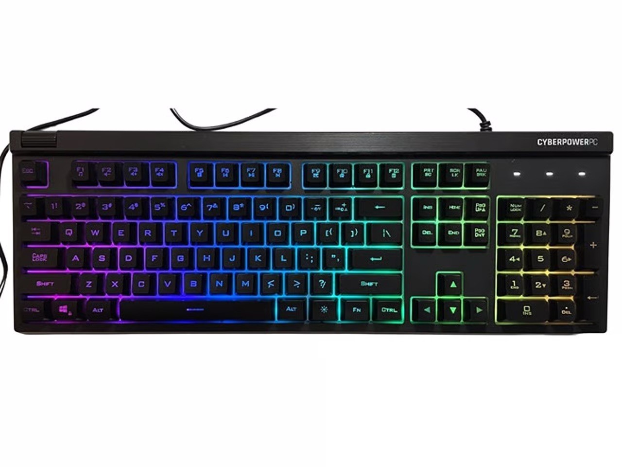 CyberPowerPC NOHI 02 RGB USB Gaming Keyboard KB-161-104 New in Box