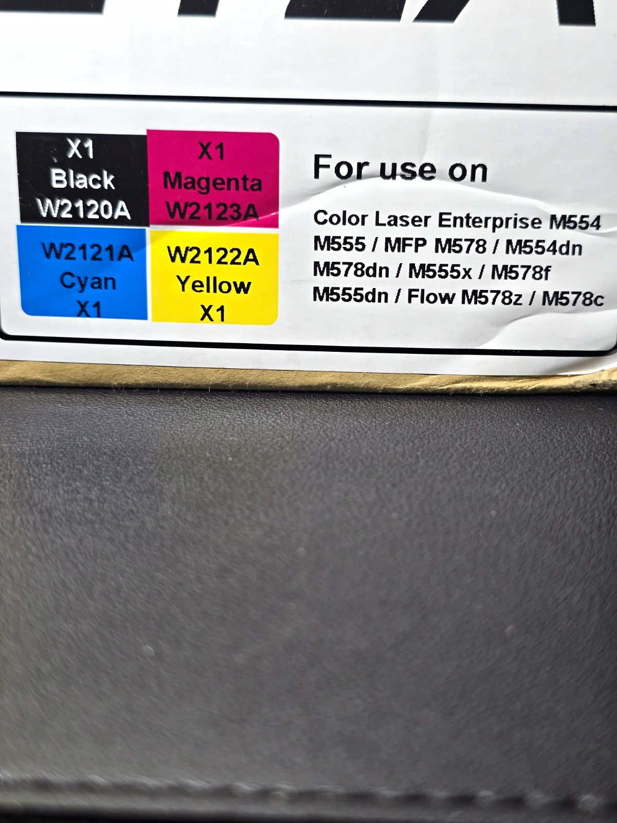 Compatible 212A CMYK Toner Set for HP Laser W2120A/21A/22A/23A