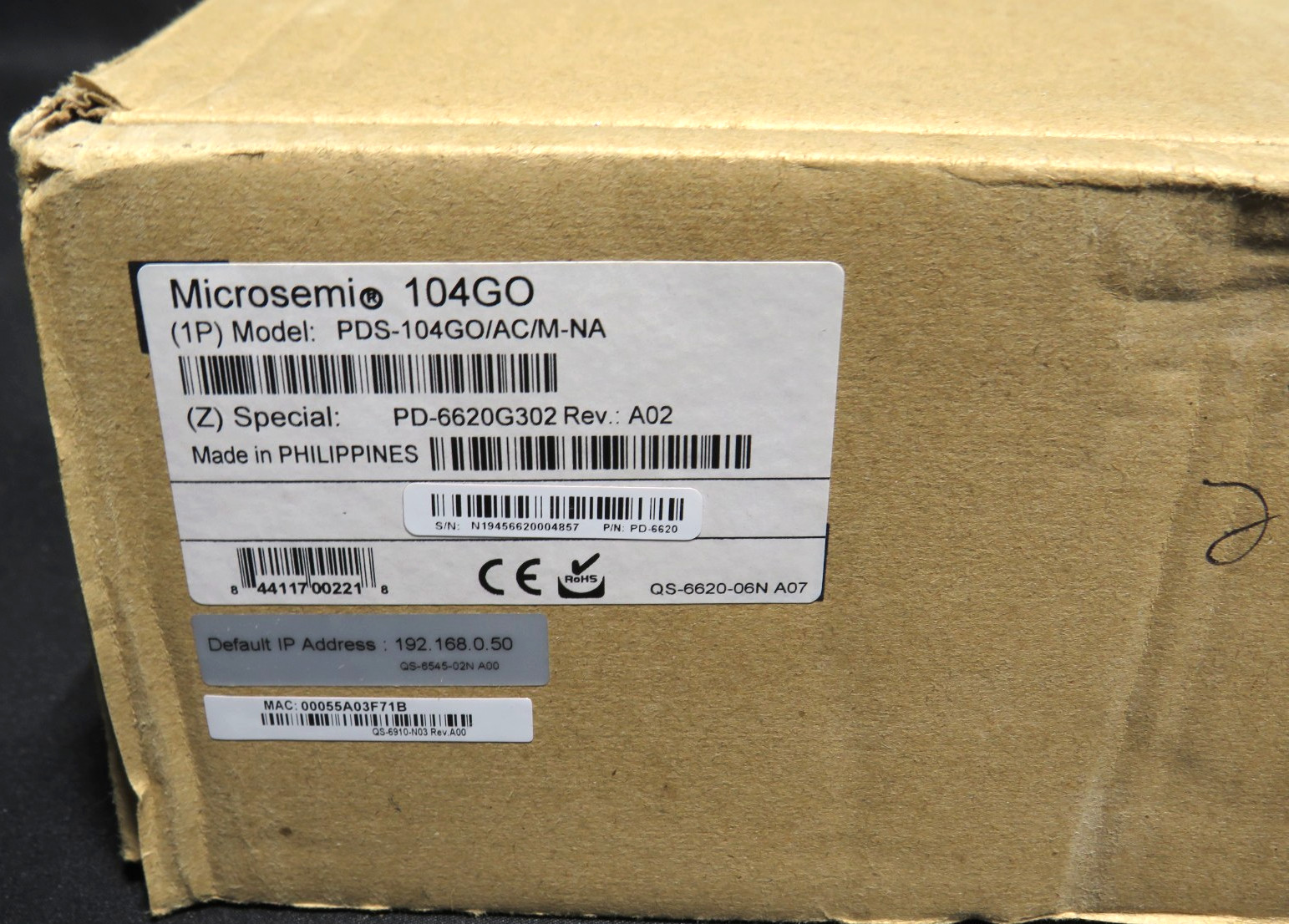 Microsemi PDS-104GO/AC/M-NA 4 Door Outdoor Managed POE Switch w/SFP Input [CTD]