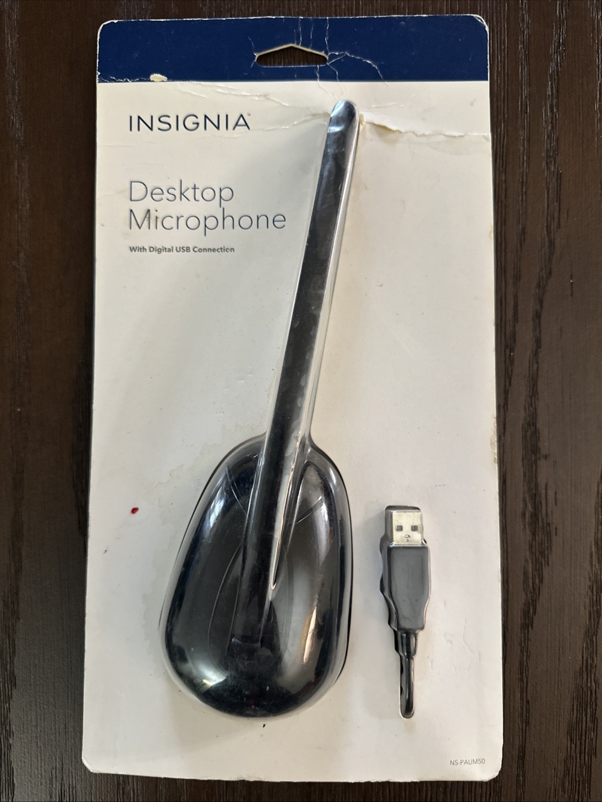 Insignia NS-PAUM50 USB Connection Desktop Microphone for Computer Video Calls