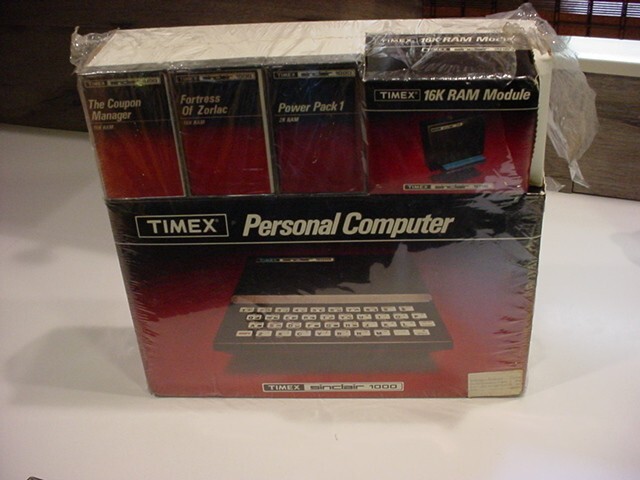 rare NRFB 1980's TIMEX SINCLAIR 1000 SET microcomputer OEM bundle-mostly sealed