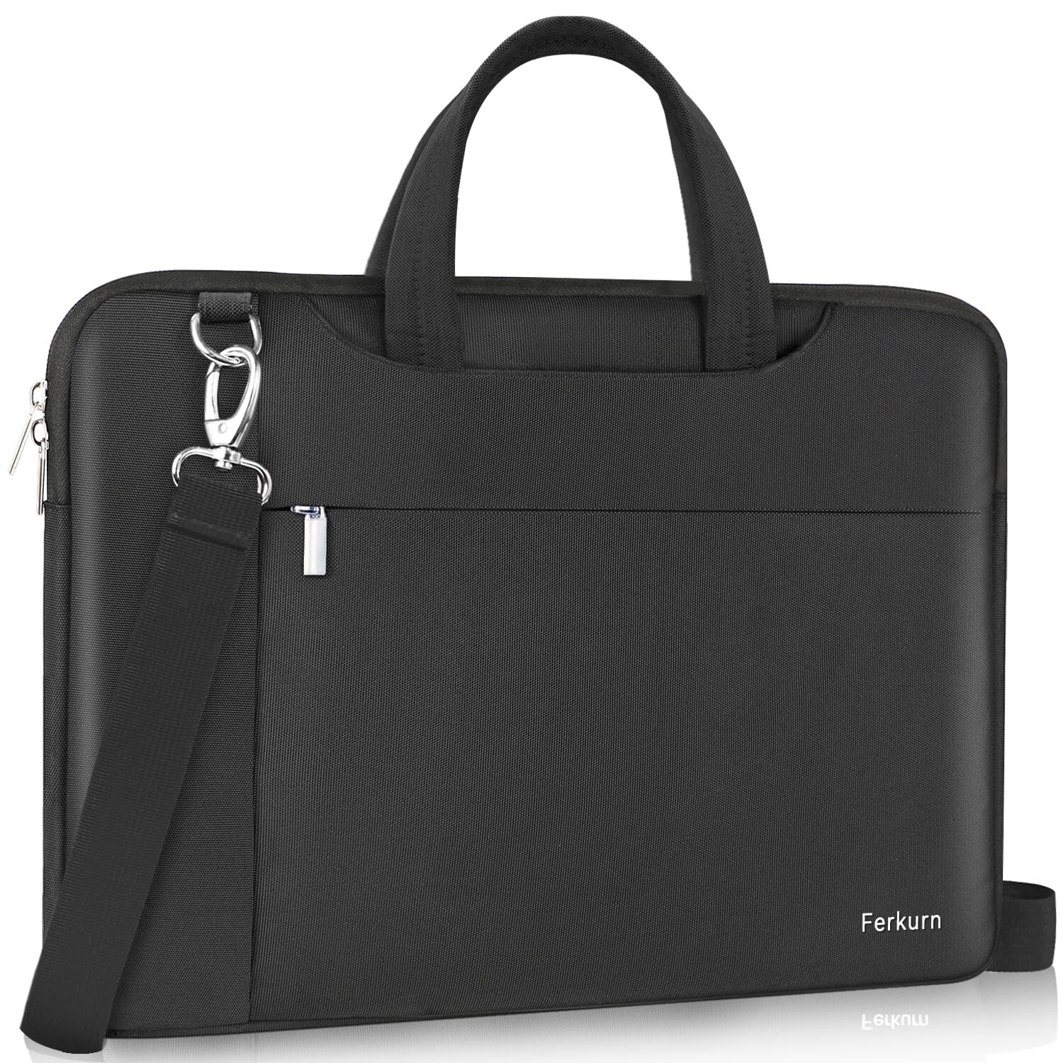 Ferkurn Laptop Case Bag 17 17.3 inch Women Men Computer Sleeve with Shoulder ...