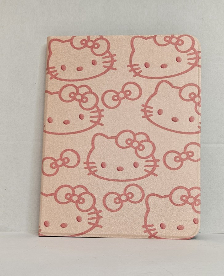 Hello Kitty iPad Case Kids Rose Folio Cover 10 Inch New