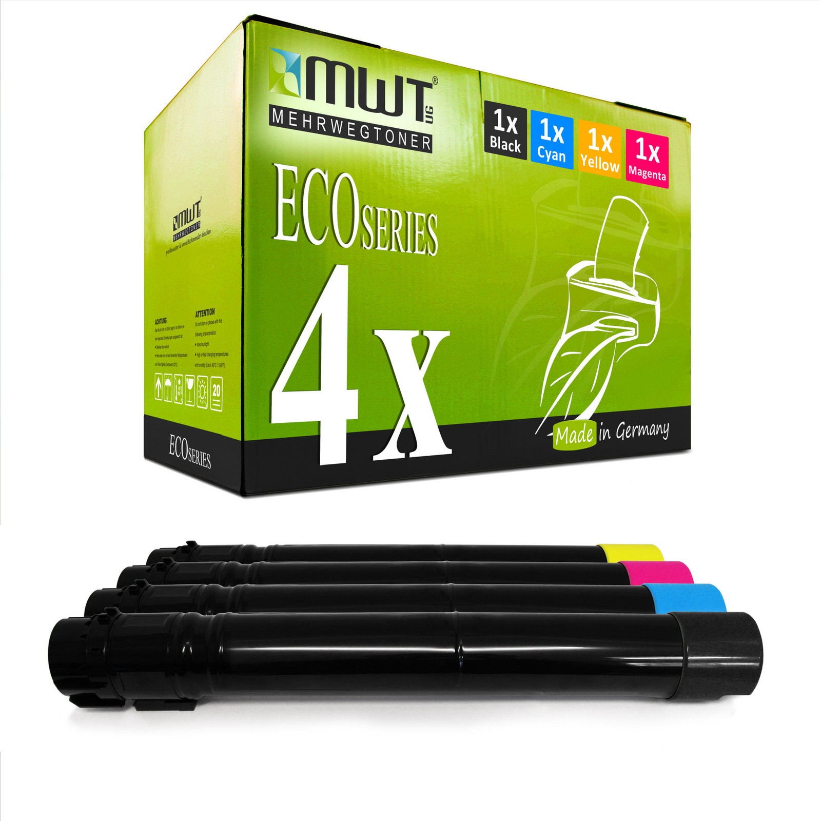 4x Eco Toner for Xerox Workcentre 7225-i