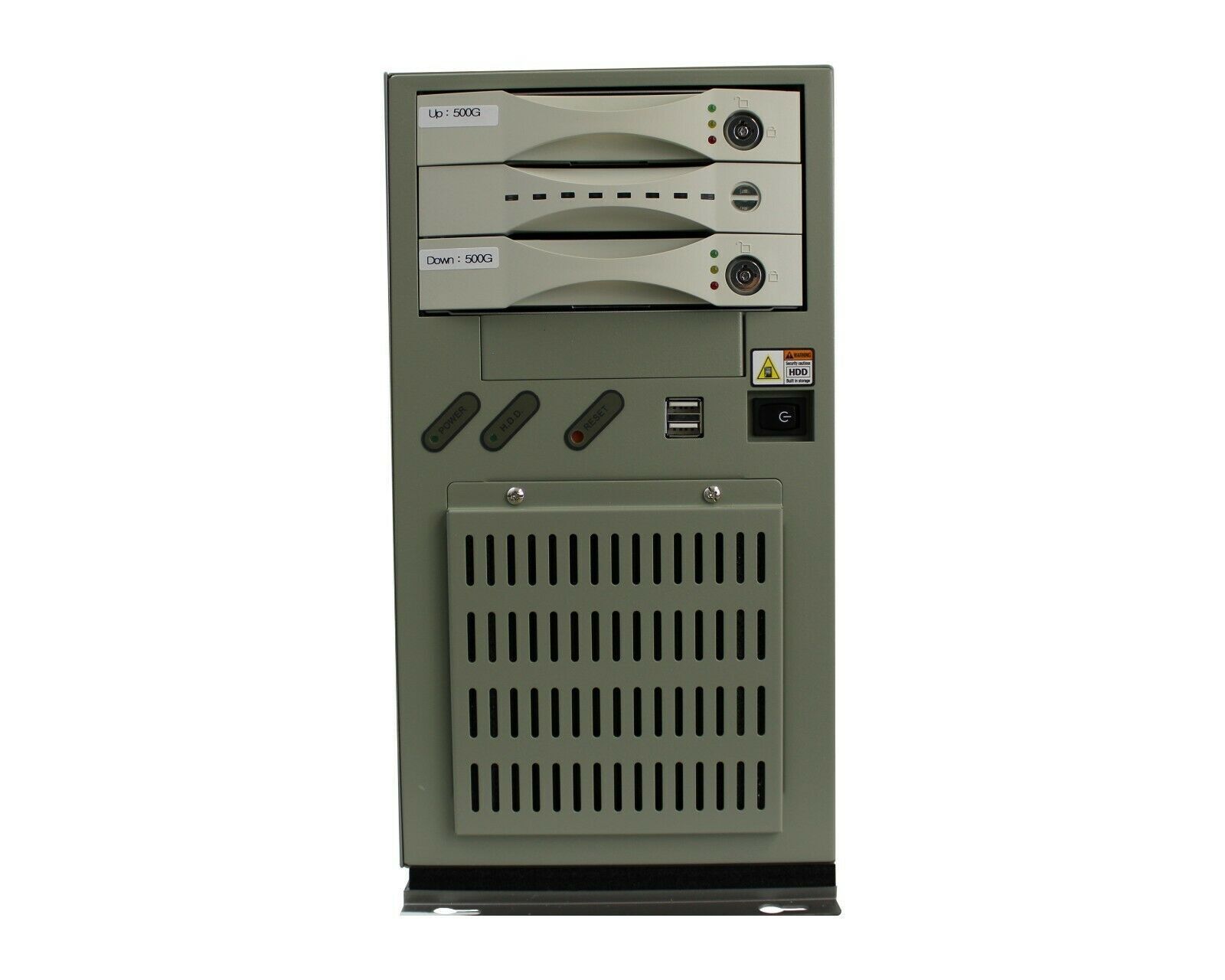 ADVANTECH DESKTOP CPU IPC-6608, 8-SLOT DESKTOP/WALL MOUNT CHASSIS