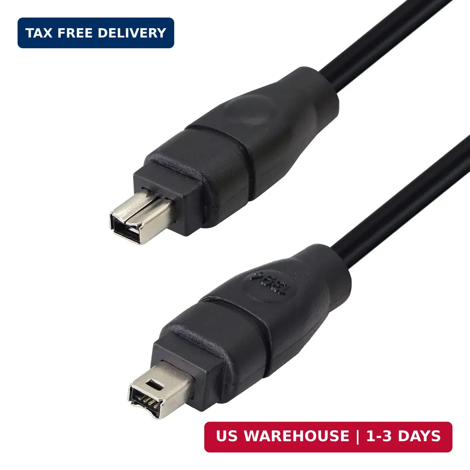 GINTOOYUN FireWire 400 Cable Cord 4 Pin to 4 Pin Male to Male iLink DV Cable Fir