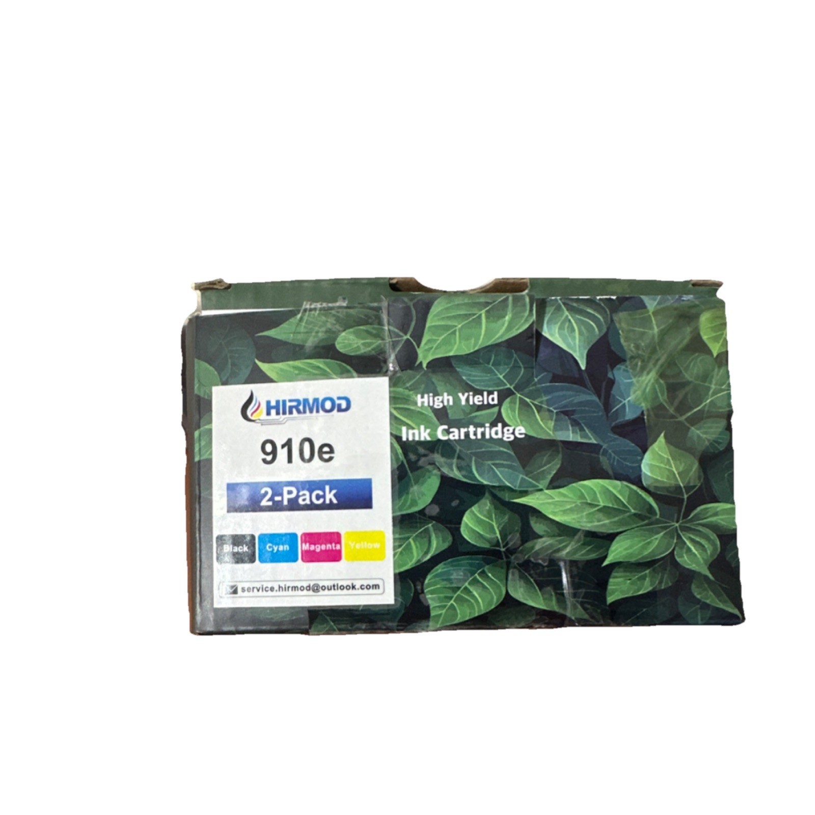 Hirmod 910e XL Ink Cartridge 4-Pack for HP Black Cyan Magenta Yellow