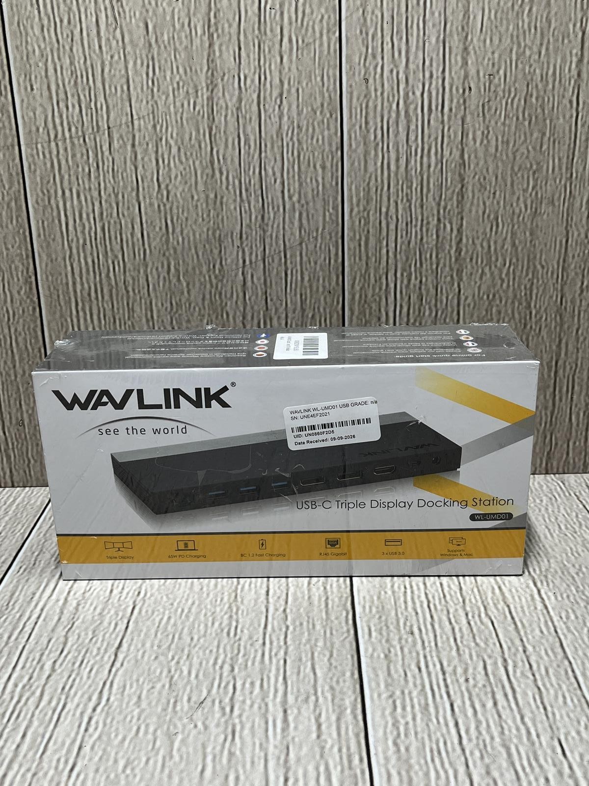 WAVLINK WL-UMD01 USB-C Docking Station 13-in-1 Triple Display Type C