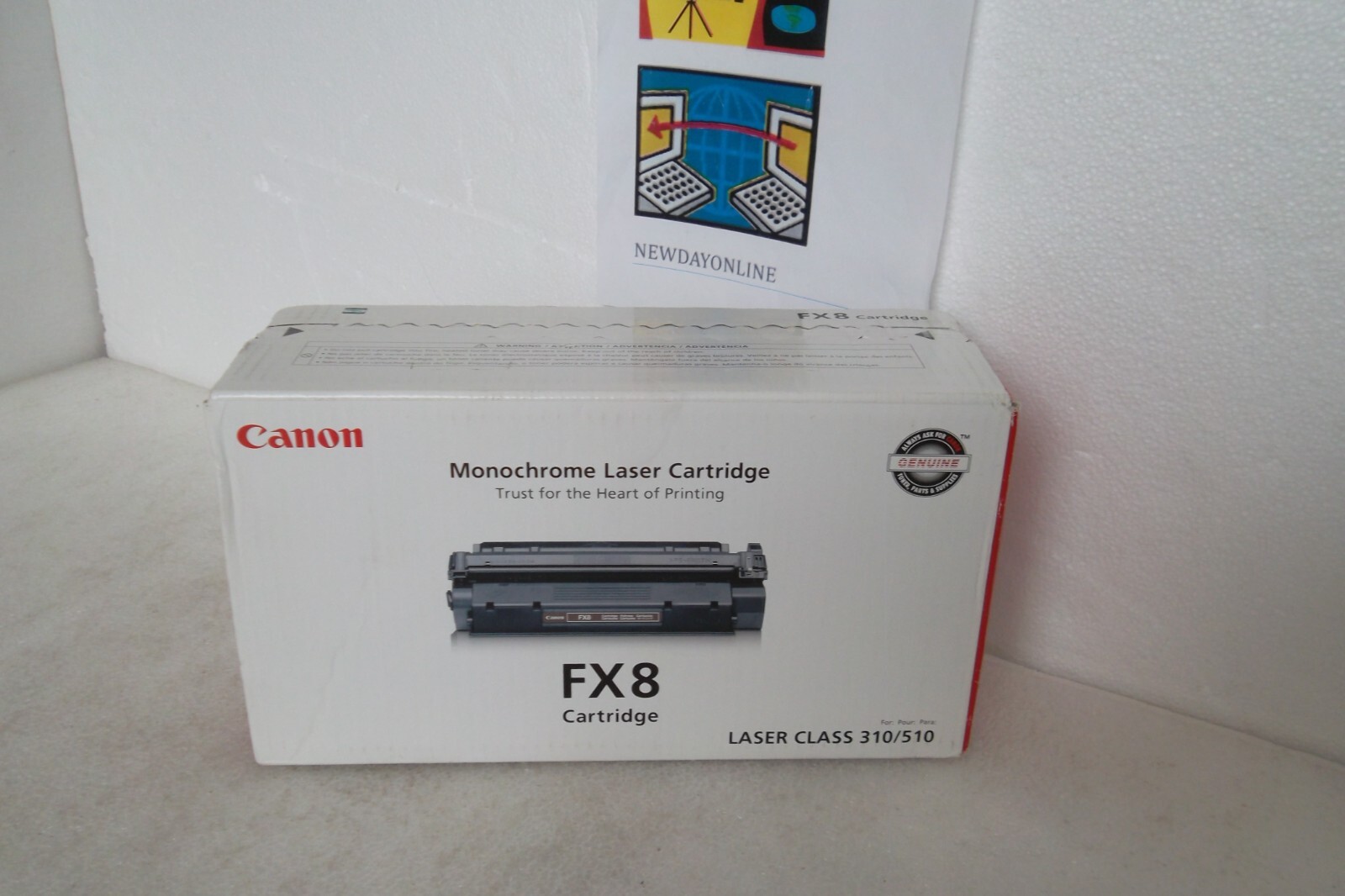 Canon FX 8 Black Toner Cartridge Laser Class 310 510 FX8 8955A001AA 8955A001 NEW