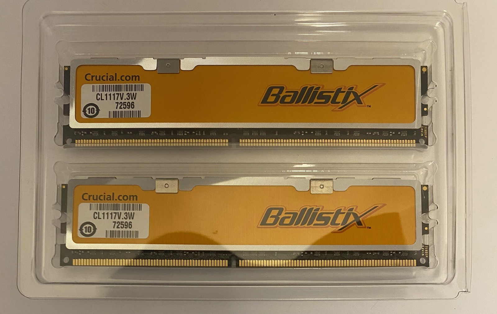 Crucial Ballistix 1GB Per Stick 2GB Total Kit DDR2 SDRAM 800 MHz PC-2-6400