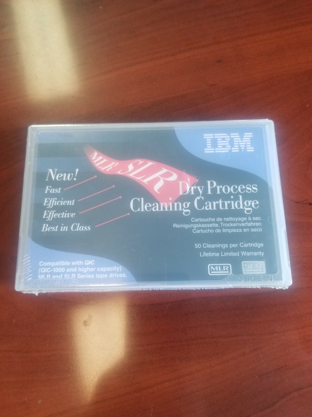 New Sealed IBM MLR SLR Dry Process Cleaning Cartridge